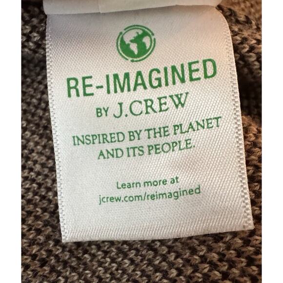 J Crew Leopard Print Open Front Cardigan 100% Cotton Neutral Tan/Blk Size S - Picture 6 of 8